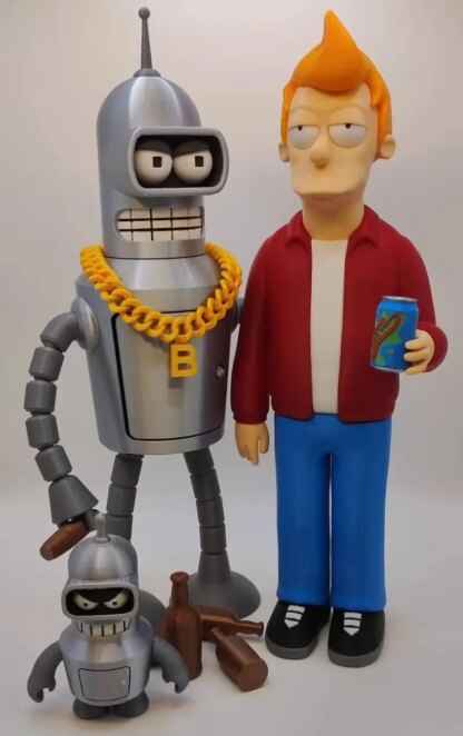 Futurama Fry & Bender 3D Printing Action Figure Model Toys Gifts For Kids - Image 4