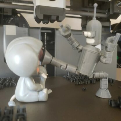 Fly A Future Bender Multi-articular Action Figure 3D Printed Custom Built-up Action Figure - Image 4