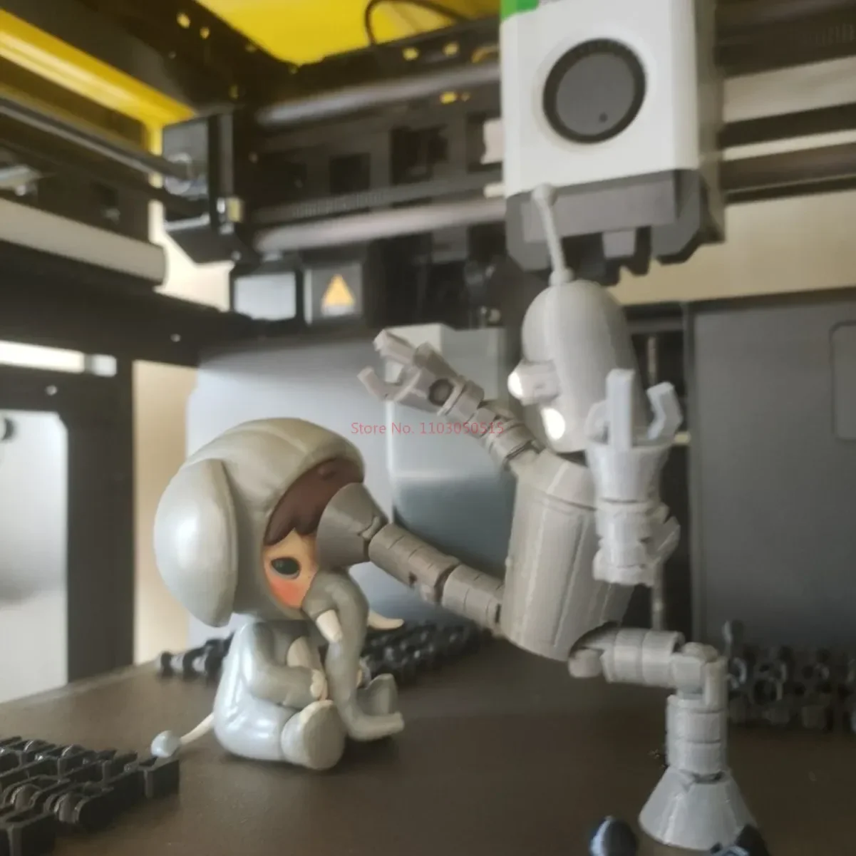 Fly A Future Bender Multi-articular Action Figure 3D Printed Custom Built-up Action Figure