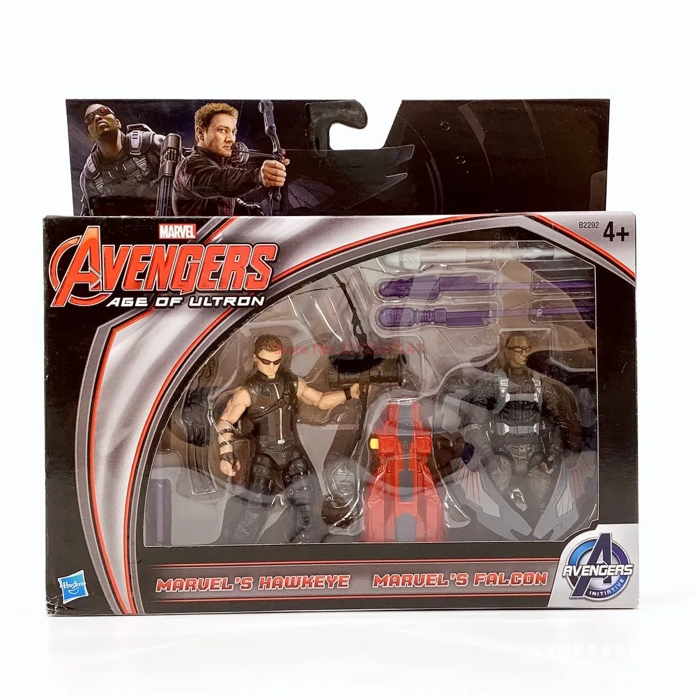 Marvel Avengers Age Of Ultron Captain America Black Widow Iron Man Nick Fury Hawkeye Falcon Anime Figures Model Collect Toy