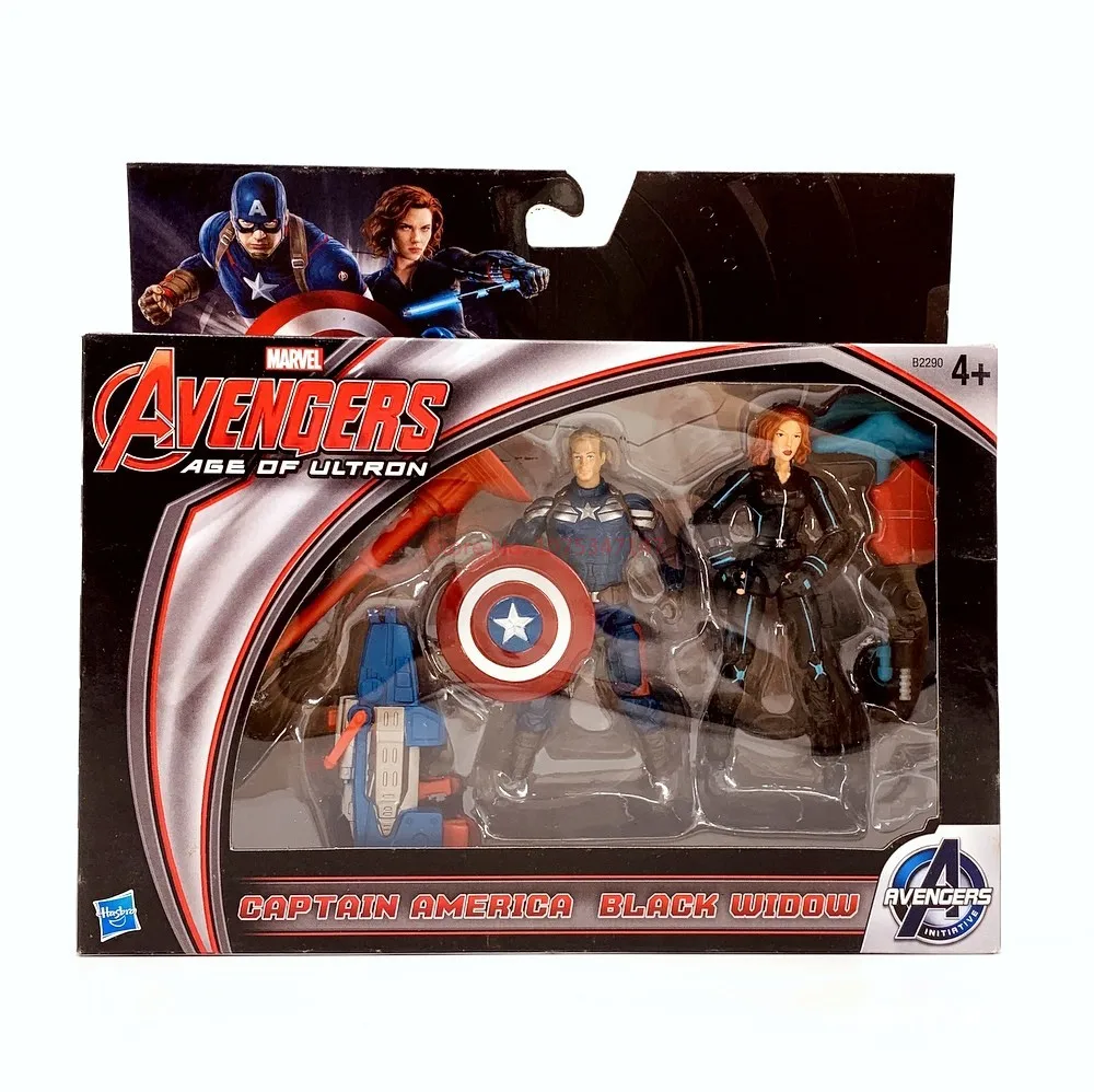 Marvel Avengers Age Of Ultron Captain America Black Widow Iron Man Nick Fury Hawkeye Falcon Anime Figures Model Collect Toy