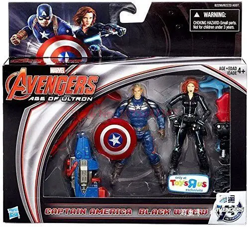 Marvel Avengers Age Of Ultron Captain America Black Widow Iron Man Nick Fury Hawkeye Falcon Anime Figures Model Collect Toy