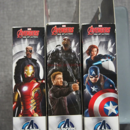 Marvel Avengers Age Of Ultron Captain America Black Widow Iron Man Nick Fury Hawkeye Falcon Anime Figures Model Collect Toy - Image 6