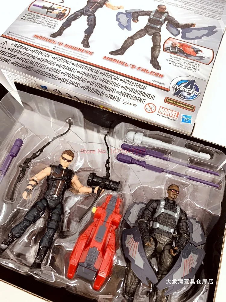 Marvel Avengers Age Of Ultron Captain America Black Widow Iron Man Nick Fury Hawkeye Falcon Anime Figures Model Collect Toy