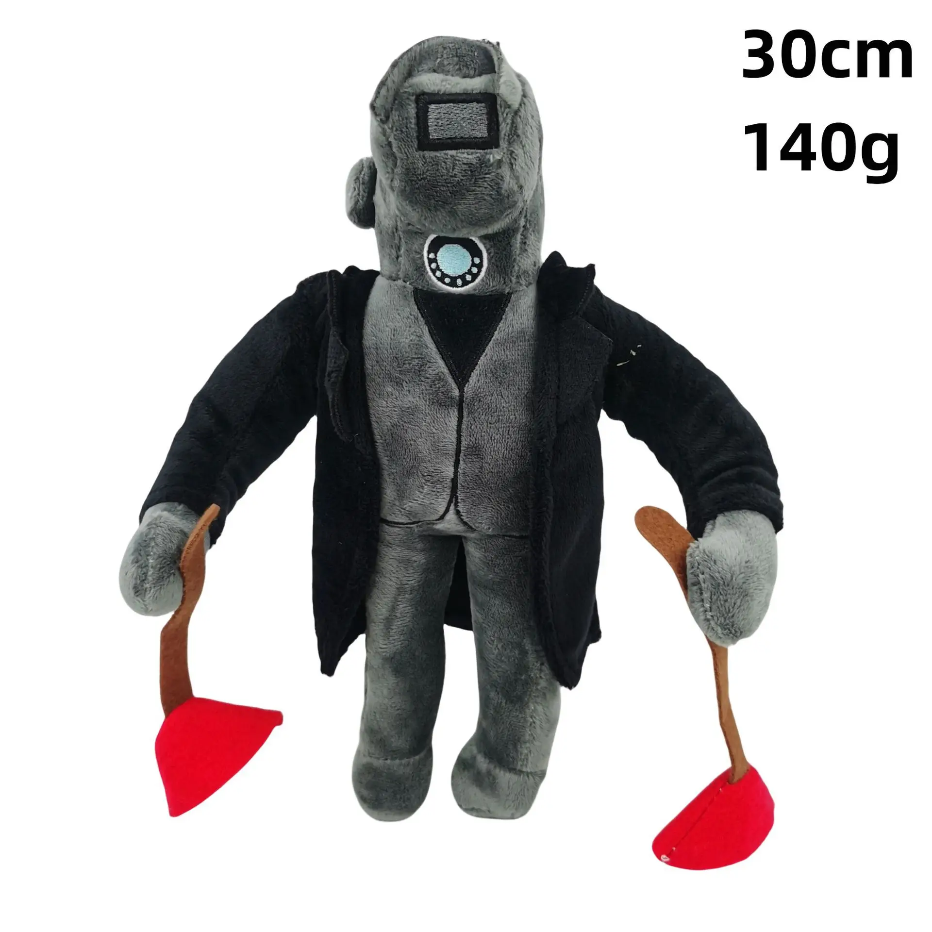 Skibidi Toilet Three Body Taidan Three Body Computer Man Upgrade TV Male Doctor Men's Plush Filling Doll Soft Toy Gifts