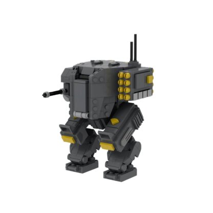 Gobricks MOC Helldivers 2 EX-45 Patriot Exosuit Bricks Model Lightly Armored Troopers Hunters Building Blocks DIY Toys Gift - Image 3