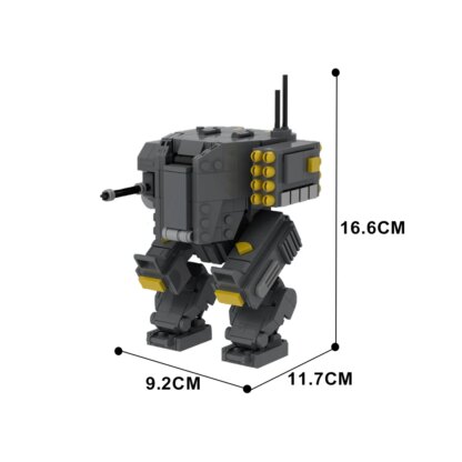 Gobricks MOC Helldivers 2 EX-45 Patriot Exosuit Bricks Model Lightly Armored Troopers Hunters Building Blocks DIY Toys Gift - Image 4