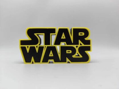 Star Wars Star Wars Logo 3D Font Standing Signboard - Image 2