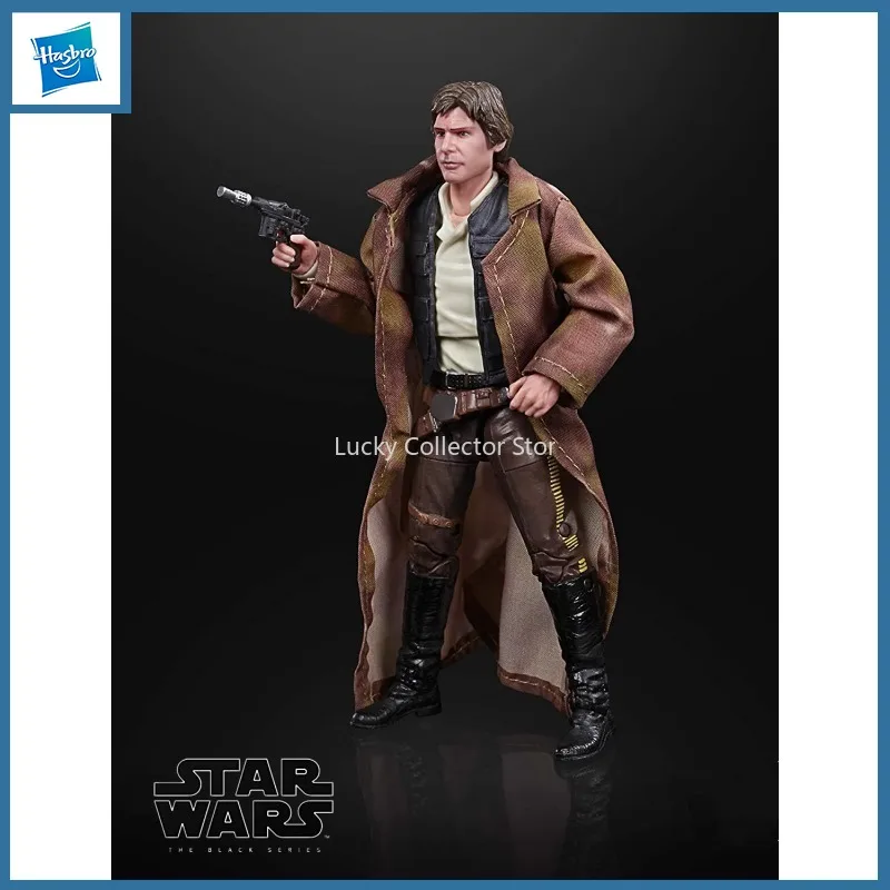 Hasbro Genuine Figure Star Wars Return of The Jedi Han Solo Endor 6-inch Movable Figure Model Decorative Ornament Toy Gift