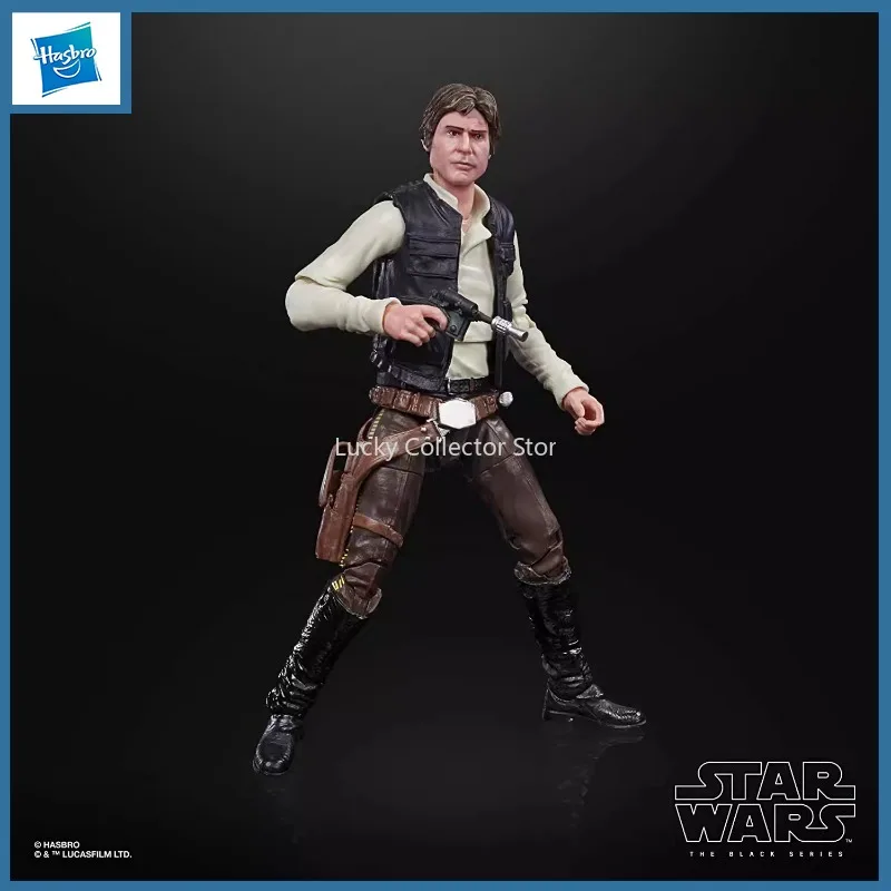 Hasbro Genuine Figure Star Wars Return of The Jedi Han Solo Endor 6-inch Movable Figure Model Decorative Ornament Toy Gift