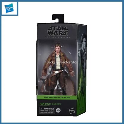 Hasbro Genuine Figure Star Wars Return of The Jedi Han Solo Endor 6-inch Movable Figure Model Decorative Ornament Toy Gift