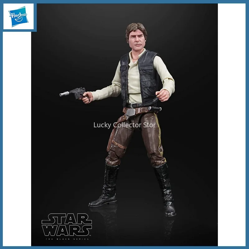 Hasbro Genuine Figure Star Wars Return of The Jedi Han Solo Endor 6-inch Movable Figure Model Decorative Ornament Toy Gift