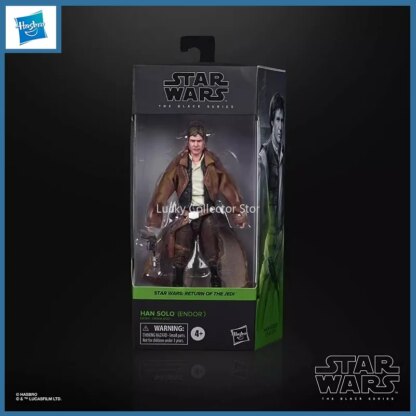 Hasbro Genuine Figure Star Wars Return of The Jedi Han Solo Endor 6-inch Movable Figure Model Decorative Ornament Toy Gift - Image 2