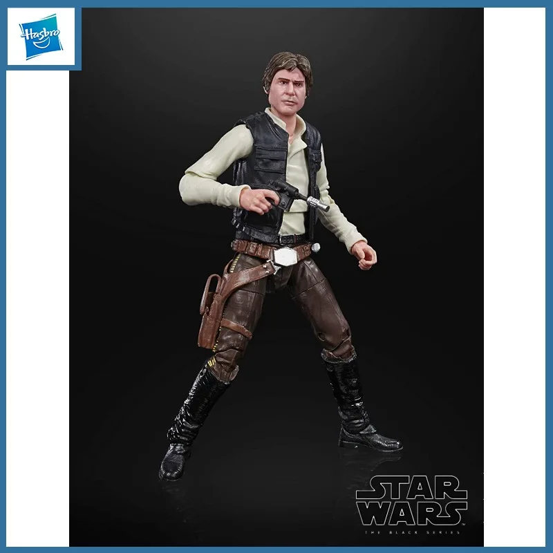 Hasbro Genuine Figure Star Wars Return of The Jedi Han Solo Endor 6-inch Movable Figure Model Decorative Ornament Toy Gift