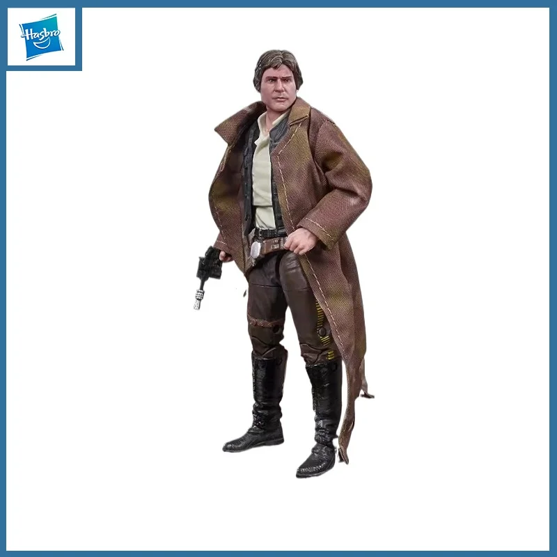 Hasbro Genuine Figure Star Wars Return of The Jedi Han Solo Endor 6-inch Movable Figure Model Decorative Ornament Toy Gift