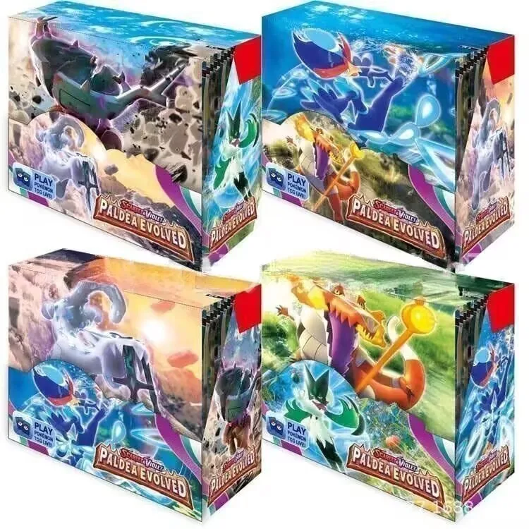 324/360 Pcs/Set Pokemon Card SCARLET&VIOLE 151 Prismatic Evolutions PALDEAN FATES English Booster Battle Transaction Card