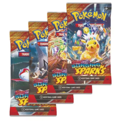 324/360 Pcs/Set Pokemon Card Surging Sparrs 151  PALDEAN FATES Ultra Prism English Booster Battle Transaction Card - Image 3