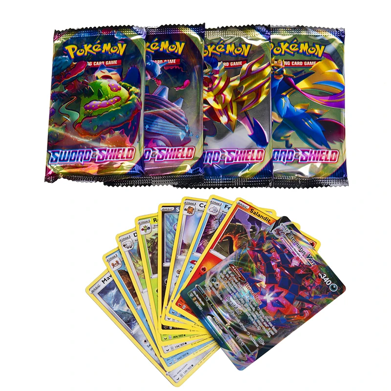 324/360pcs Pokemon Card Anime Collectible Paldea evolved Silver Tempest Lost Origin Children Board Game Toy Battle Card Kid Gift