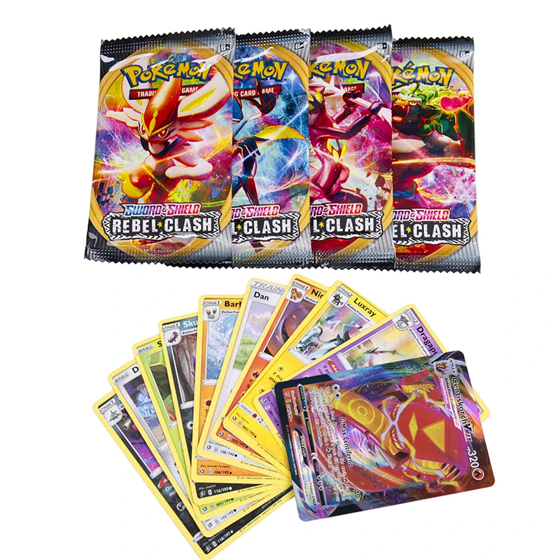 324/360pcs Pokemon Card Anime Collectible Paldea evolved Silver Tempest Lost Origin Children Board Game Toy Battle Card Kid Gift