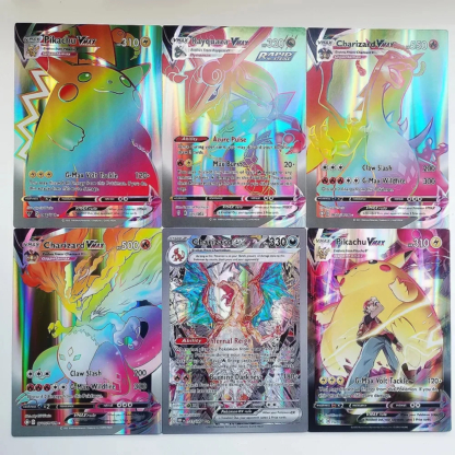 NEW Oversized Pokemon Cards 30Pcs Jumbo Letters Cards Vmax Vstar GX Arceus Pikachu Charizard Super Shiny Rare Card Birthday Gift - Image 3