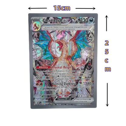 NEW Oversized Pokemon Cards 30Pcs Jumbo Letters Cards Vmax Vstar GX Arceus Pikachu Charizard Super Shiny Rare Card Birthday Gift - Image 6