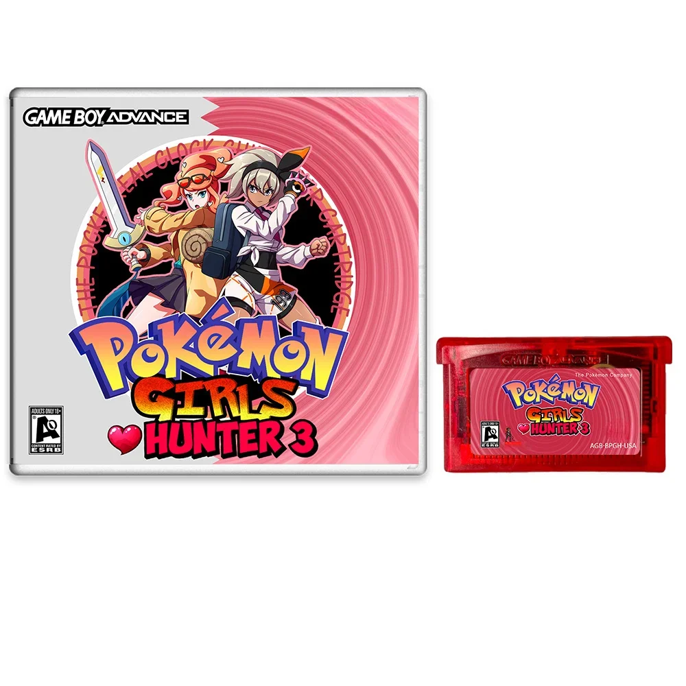 GBA RTC Pokemon Real Clock New Version 2.0 Game Card Featured Popular English Games