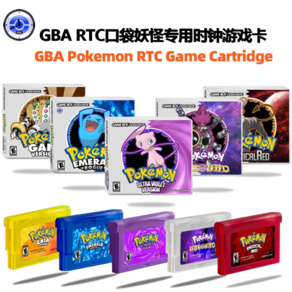 GBA RTC Pokemon  Real Clock  New Version 2.0 Game Card  Featured Popular English Games - Image 4