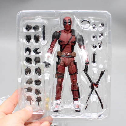 15cm Marvel Deadpool 2 Figure Shf X-Men Action Anime Figures Pvc Gk Statue Figurine Model Doll Collection Kids Toys Birthday - Image 2