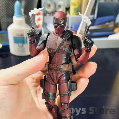 15cm Marvel Deadpool 2 Figure Shf X-Men Action Anime Figures Pvc Gk Statue Figurine Model Doll Collection Kids Toys Birthday - Image 6