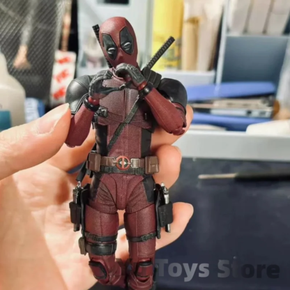 15cm Marvel Deadpool 2 Figure Shf X-Men Action Anime Figures Pvc Gk Statue Figurine Model Doll Collection Kids Toys Birthday