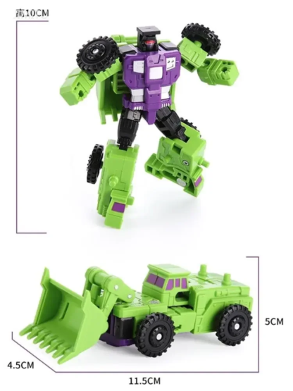 22CM Transformation Robot Car 6 In 1 Defensor Devastator Toy Action Figure ABS Plastic Vehicle Robot Toy Model Gift For Children - Image 5