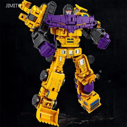 22CM Transformation Robot Car 6 In 1 Defensor Devastator Toy Action Figure ABS Plastic Vehicle Robot Toy Model Gift For Children - Image 6