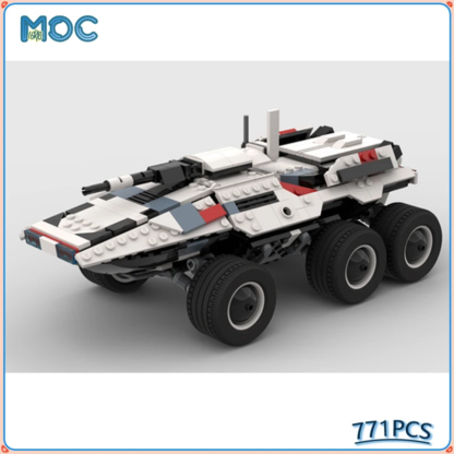 MOC Building Blocks M35 Mako Mass Effect Land Chariot War Tank Model Bricks DIY Creative Assembly Birthday Gifts Toys 771PCS