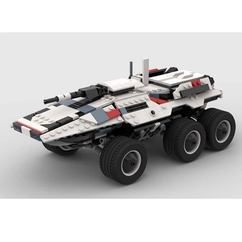 MOC Building Blocks M35 Mako Mass Effect Land Chariot War Tank Model Bricks DIY Creative Assembly Birthday Gifts Toys 771PCS