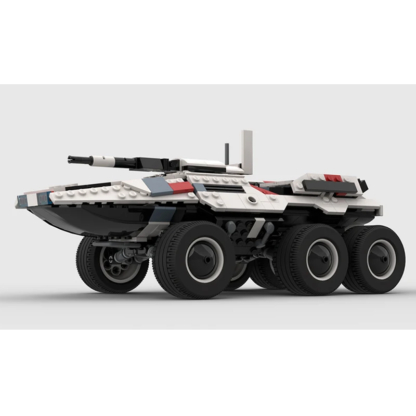 MOC Building Blocks M35 Mako Mass Effect Land Chariot War Tank Model Bricks DIY Creative Assembly Birthday Gifts Toys 771PCS - Image 4