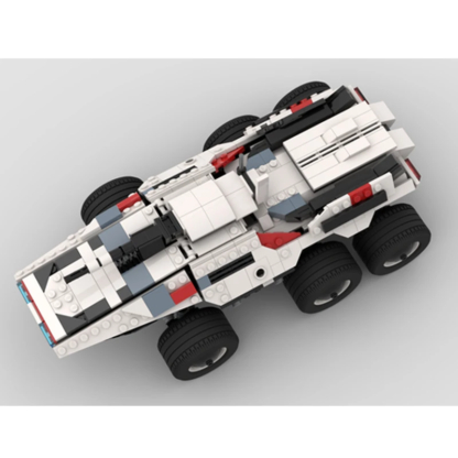 MOC Building Blocks M35 Mako Mass Effect Land Chariot War Tank Model Bricks DIY Creative Assembly Birthday Gifts Toys 771PCS - Image 3