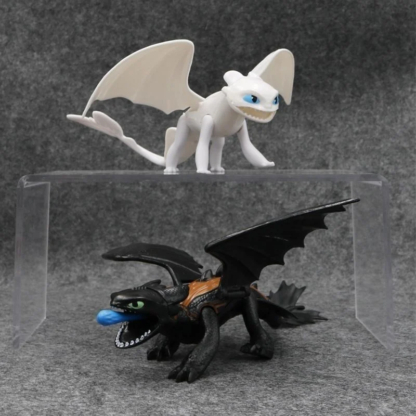 Original Toothless Light Fury Action Figure Disney Cartoon How To Train Your Dragon Genuine Anime Figure For Kids Festival Gifts