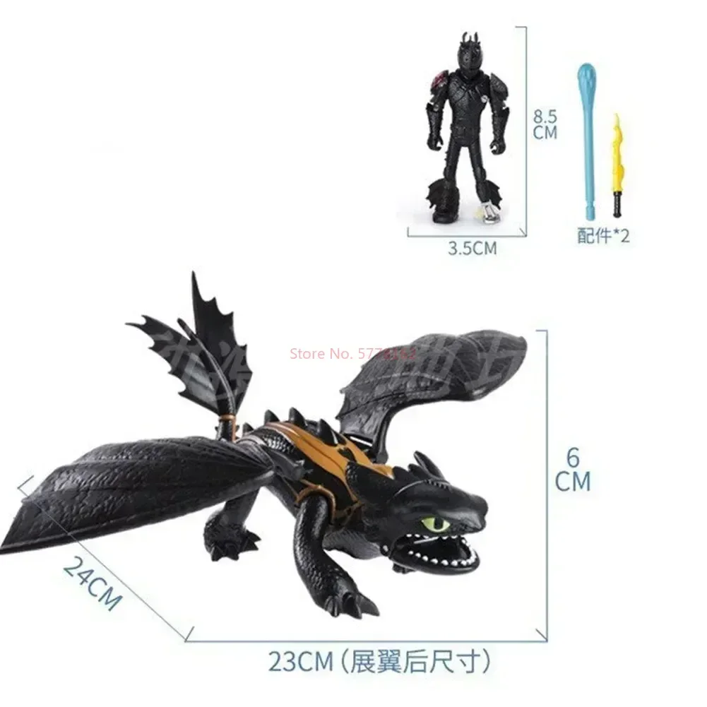 Toothless Light Fury Original Action Figure Cartoon How To Train Your Dragon Disney Anime Figure Christmas Gifts For Kid