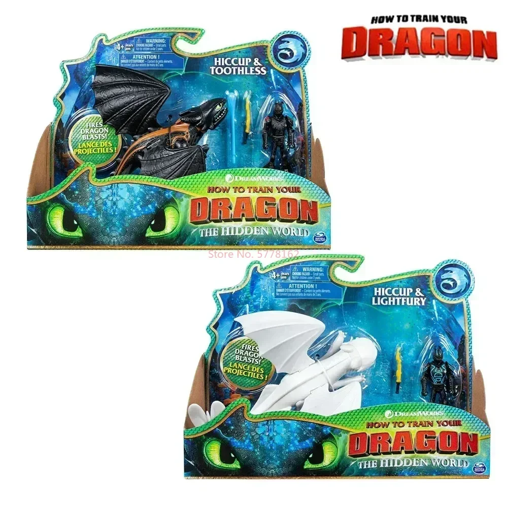 Toothless Light Fury Original Action Figure Cartoon How To Train Your Dragon Disney Anime Figure Christmas Gifts For Kid