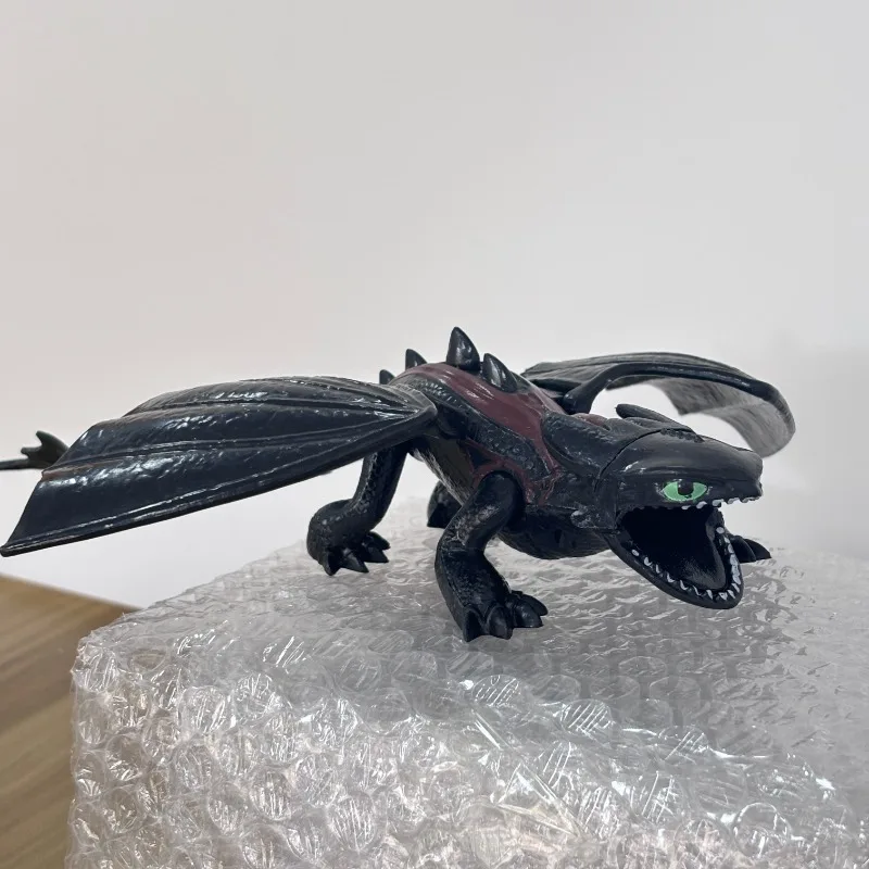 Disney Cartoon Toothless Light Fury Anime Action Figure Desktop Model Ornaments Dragon Children Birthday Christmas Prersents Toy