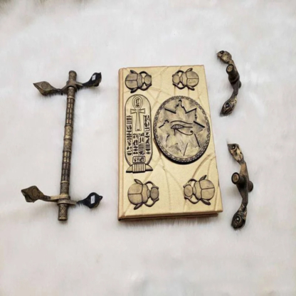 Key of Hamunaptra The Mummy Prop Book of The Dead Book of The Living Easter Gift Easter Can Be Opened Book Box Home Decorations - Image 3