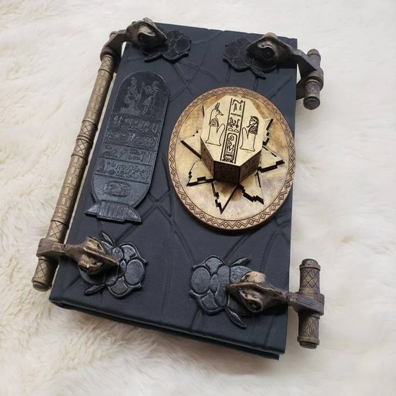 Key of Hamunaptra The Mummy Prop Book of The Dead Book of The Living Easter Gift Easter Can Be Opened Book Box Home Decorations