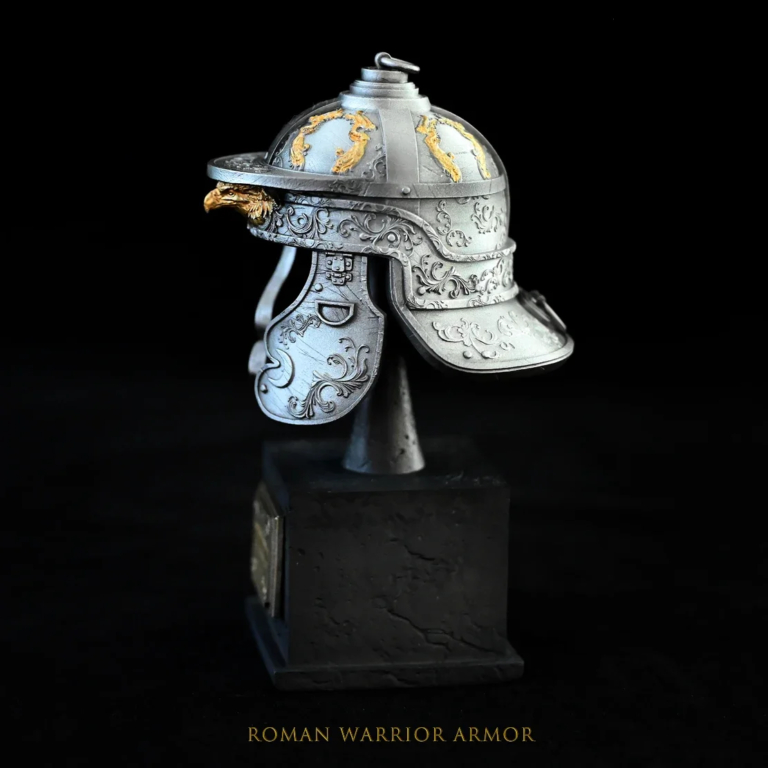 120MM Home decoration craft ancient Rome helmet finished home decoration model LTCP-202 - Image 4