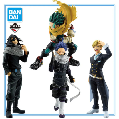 BANDAI My Hero Academia Ichiban Kuji stand up again Aizawa Shouta Midoriya Izuku Monoma Neito Shinso Hitoshi Action Figures Toys