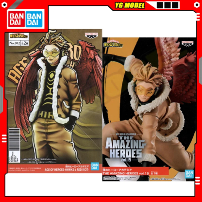 BANDAI My Hero Academia AGE OF HEROES HAWKS & RED RIOT A (Hawks) Amusement Figures Brand New Genuine Original