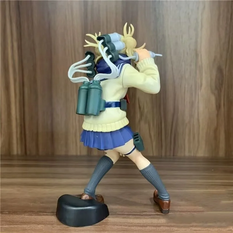 My Hero Academia Anime Character Peripheral Himiko Toga Cute Uniform Battle Version Figure Desktop Ornaments Model Birthday Gift