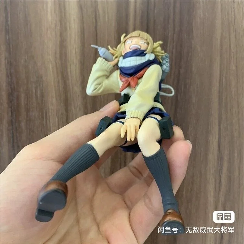 My Hero Academia Anime Character Peripheral Himiko Toga Cute Uniform Battle Version Figure Desktop Ornaments Model Birthday Gift