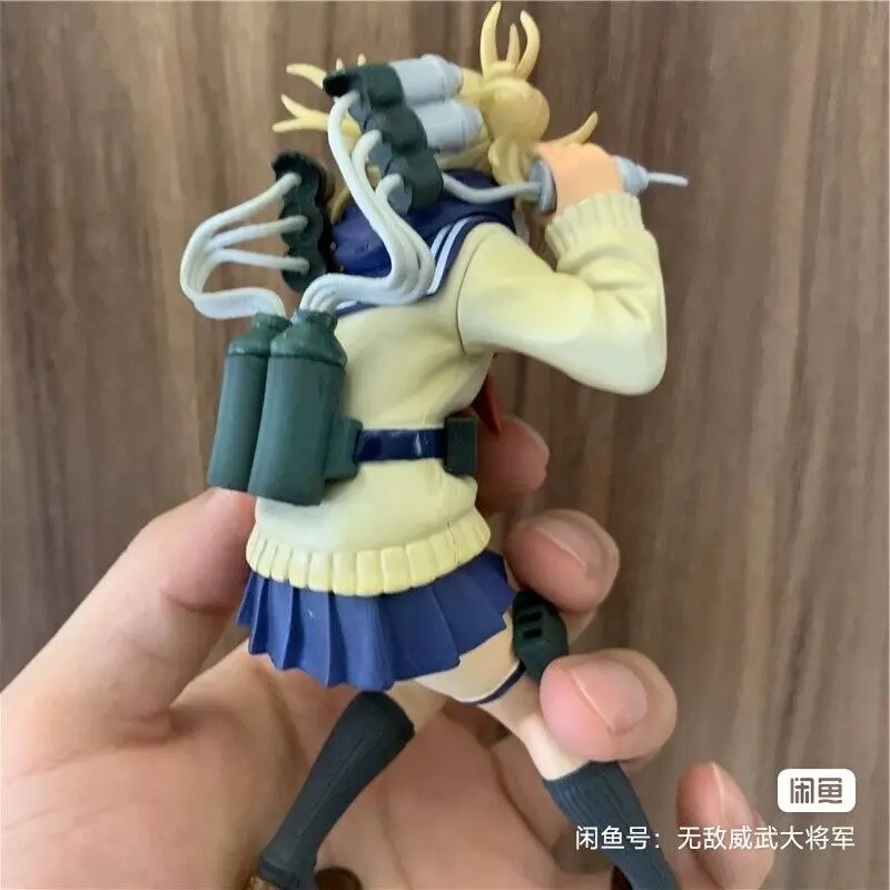 My Hero Academia Anime Character Peripheral Himiko Toga Cute Uniform Battle Version Figure Desktop Ornaments Model Birthday Gift