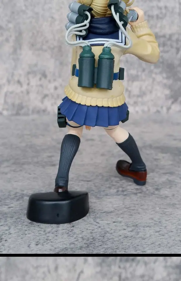 My Hero Academia Anime Character Peripheral Himiko Toga Cute Uniform Battle Version Figure Desktop Ornaments Model Birthday Gift