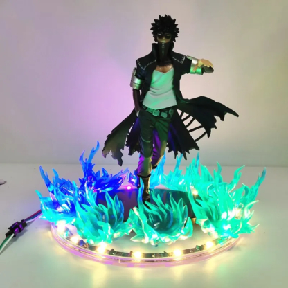 Anime Figure My Hero Academia Dabi Blue Fire Scene DIY Led PVC Toy 17cm Boku no Hero Academia Dabi Action Figurine Doll Juguetes - Image 5